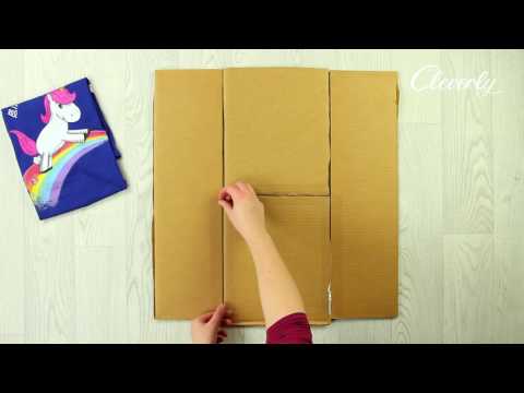 Fold a stack of T-shirts perfectly in no time! Fold a stack of T-shirts perfectly in no time!