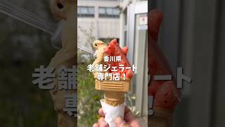 イタリアンジェラート  香川県 高松市 カフェ スイーツ  #shorts