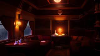 Train Ambience   Relaxing Train Journey with Rain Sounds