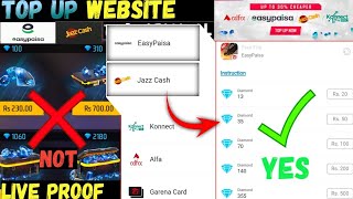 Top up in Free Fire with easypaisa | Easypaisa |  top up Diamonds in Free Fire Pakistan server