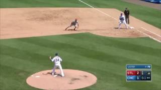 Jon Lester Picks Off Pham