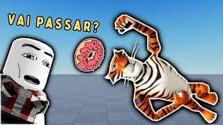 ENCONTREI O TIGRE MALABARISTA NO ROBLOX!!!