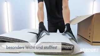 Strenge Produktvideo Weichplatte Wellpappe