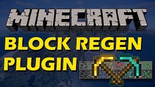 Regenerate mines in Minecraft with Block Regen Plugin