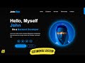 Complete Responsive Portfolio Website using HTML CSS and JavaScript | Building Testimonial Section