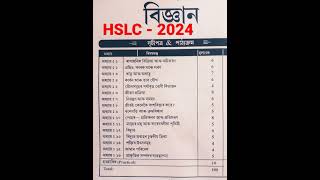 HSLC-2024 Final Exam// Syllabus General Science..#class10 #seba #ytshorts #hslc #youtubeshorts