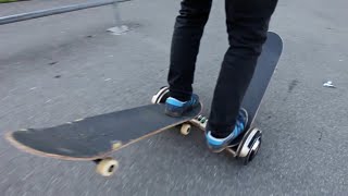 CREATIVE HOVERBOARD TRICKS AT THE SKATEPARK