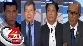 4 presidential candidates humarap sa SMNI debates | 24 Oras