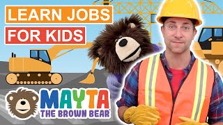 Learn Types of Jobs for Kids | Learning Videos for Toddlers