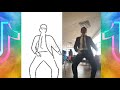 Harveybass Tik Tok Dance Challenge (The Git Up) Drawing