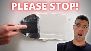 How to DESTROY YOUR SKIM COAT with TOUCH UPS!!!😭