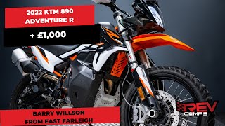 BARRY WILLSON WON THE 2022 KTM 890 ADVENTURE R + £1,000