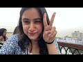 romaania 🍝🍕 santorini in kolkata😍 roof top cafe nd vlogs🤎✨