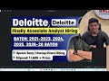 🔥finally deloitte biggest new hiring upstox ti unstop off campus direct hiring batch 2020 2028