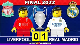 Champions League Final 2022 • Liverpool vs Real Madrid 0-1 🏆 All Goals & Highlights in Lego Football