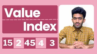 Value vs Index | GeeksforGeeks | Problem Solving | Tamil | code io