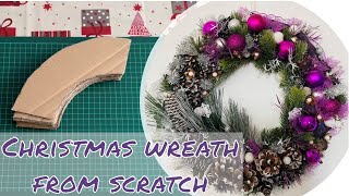 DIY Transform Your Home with Homemade Christmas Wreath / Новогодний венок с нуля