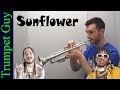 Post Malone - Sunflower (Trumpet Cover) ft. Swae Lee
