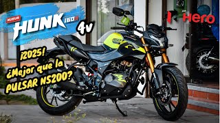 ¿¡Mejor que la NS200!?😳🔥Nueva Hero Hunk 160r 4V 2025🤩, ¿Vale la PENA?🤔 | Aguacate Motovlogs🥑