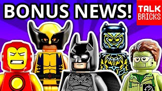 BONUS LEGO NEWS! The Batman Sets! Wolverine Returns! EPIC Titanic! Buildable Iron Man! Marvel 2022!