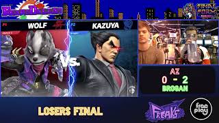 Freaks Dallas 62 Monthly Singles LF - AZ (Wolf) vs Brogan (Kazuya) - SSBU