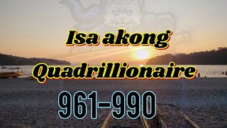 ISA AKONG QUADRILLIONAIRE KABANATA 961-990