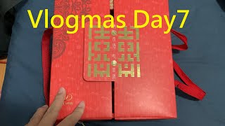 2021 Vlogmas Day 7 \\\\開箱喜餅，被老婆佈局騙到