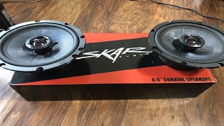 Skar Audio TX Coaxil Speaker Unboxing, Review \u0026 Install