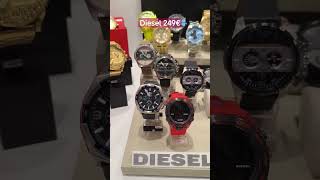 Diesel watch.  Price 249€ (April 2024)