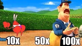mmmm mr krabs faster-Meme Mentom