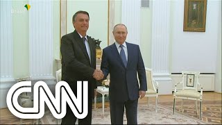 Bolsonaro e Putin se reúnem em Moscou | NOVO DIA