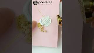 Craspire Decorative Envelope with Sealing Wax