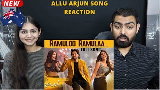 RAMULOO RAMULAA Full Video Song REACTION by an Australian Couple | ALAVAIKUNTHAPURRAMULOO ALLU ARJUN