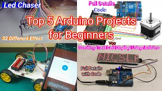 Top 5 Arduino Projects #arduino #arduinoprojects #arduinorobot #lightdetector