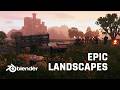 Create a Cinematic Landscape in 10 minutes - Blender Tutorial