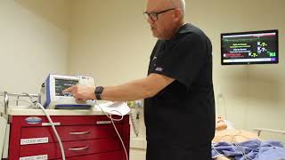 Transcutaneous Pacing Demonstration HD 1080p