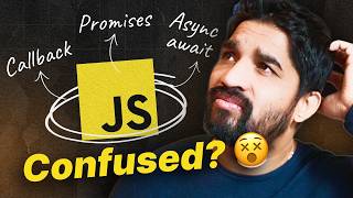 Master Asynchronous JavaScript: Callbacks, Promises & Async/Await Made Easy 🚀 | Hindi | Day 21/100
