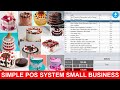 Simple POS System for small business with Bill Printing - Touch screen - Excel Data Import & Export