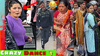 Prank on Public🤣||Gone extremely wrong🥵||Crazy dance🤪||Cute girls reaction😊❤️||Pithoragarh🏔||Hald❤️