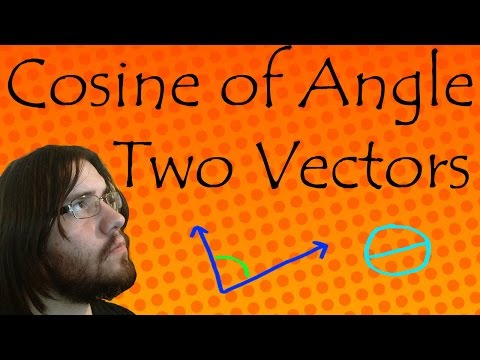 Find The Cosine of the Angle Between Two Vectors Find The Cosine of the Angle Between Two Vectors