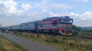 Vláčkaři jsou u toho | KDS 750 202-4 v čele R 10049 ŽiWELL Express (13. 7. 2019)