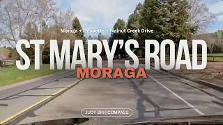 The Scenic Route: Driving Moraga to Walnut Creek via St. Mary’s Road