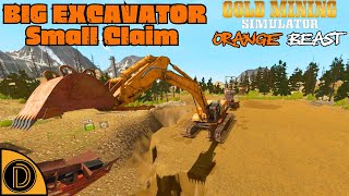 BIG EXCAVATOR, SMALL CLAIM  #14 ORANGE BEAST DLC  - Gold Mining Simulator