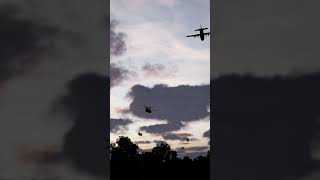 U.S. military aircraft escort a massive unidentified starship #ufo #nasa #disclosure #shorts