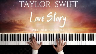 Taylor Swift - LOVE STORY (Wedding Version) with Canon in D | Piano Cover by Paul Hankinson