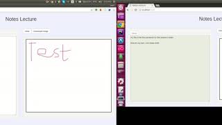 Node js and socket.io collaborative notes and canvas drawings