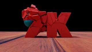 Breaking objects in Blender 2.92 with Rigid body physics