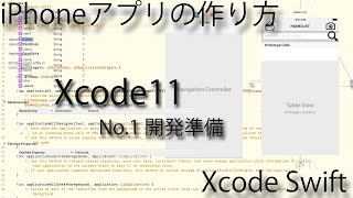 [SWIFT]iPhoneアプリの作り方 Xcode11 No1  開発準備[iPhone]