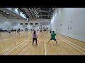 Joyce & Vir vs Mary & Vic | Casual Badminton Plays in Bukit Panjang Singapore