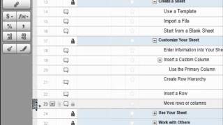 Smartsheet - How to Move Rows